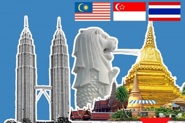 TOUR 3 NEGARA ASIA 7H6M MALAYSIA - SINGAPORE - THAILAND (HAT YAI)